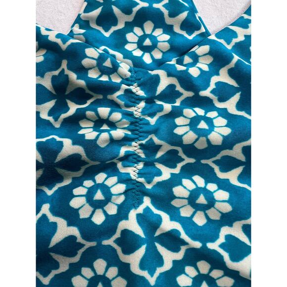 Tori Praver‎ Bikini Top Size Med Blue and White - Picture 4 of 7